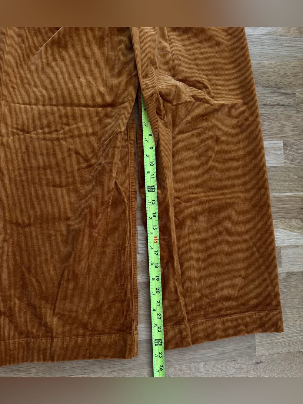 Anthropologie Maeve The Colette Cropped Wide-Leg Corduroy size 30 - Picture 8 of 10